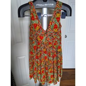 A-Line floral dress